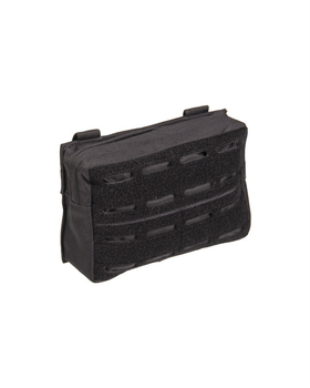 Підсумок тактичний Mil-Tec Лазер Чорний LASER CUT BELT POUCH SM SCHWARZ (13487302)