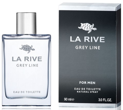 Туалетна вода для чоловіків La Rive Grey Line 90 мл (5906735234077)