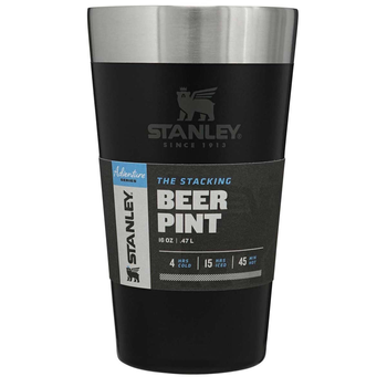 Kubek do piwa termiczny Stanley Adventure Matte Black 0.47 l (10-02282-058)