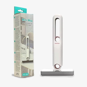 Мини швабра MINI MOP с автоотжимом, ручная мини швабра для уборки, губка для уборки