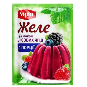 Желе Мрія с вкусом лесных ягод 78 гр / 56 шт