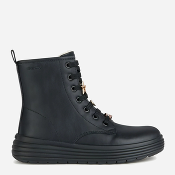 Підліткові зимові черевики для дівчинки Geox GEOJ36ETC000BCC9999 37 Чорні (8056206355750)