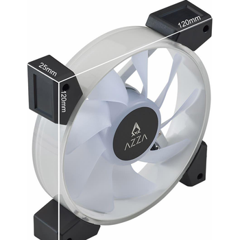 Вентилятор AZZA 120MM FNAZ-12DRGB3-011 (FNAZ-12DRGB3-011)