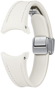 Ремінець Samsung D-Buckle Hybrid Eco-Leather Band (S/M) для Samsung Galaxy Watch 4/4 Classic/5/5 Pro/6/6 Classic Cream (8806095073460)