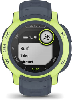 Спортивний годинник Garmin Instinct 2 Surf Edition – Mavericks (753759278809)