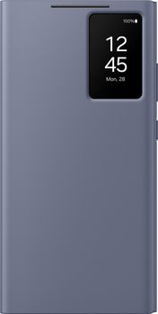 Etui z klapką Samsung Smart View Wallet Case do Samsung Galaxy S24 Ultra Violet (8806095354590)