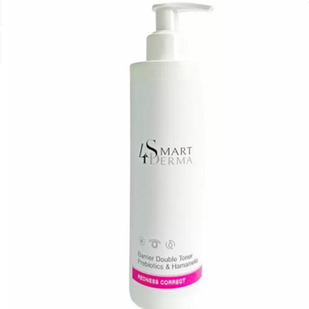 Укрепляющий 2Х-фазный тонер для чувствительной и куперозной кожи Smart4Derma Redness Corect Barrier Double Toner Prebiotics & Hamamelis 250мл