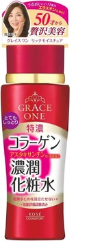 Антивіковий екстразволожуючий лосьйон Kose Grace One Rich Moisture Lotion з астаксантином, еластином, 180 мл