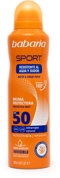 Сонцезахисний спрей Babaria Sport Protective Mist Spf50 200 мл (8410412490252)