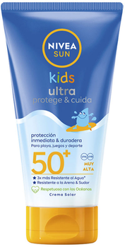 Сонцезахисний крем Nivea Sun Protege y Cuida Kids Ultra Spf50 150 мл (4006000002019)