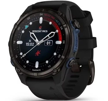 Смарт часы Garmin Descent Mk3i 43mm Crbn Gry DLC Ti/Blk, Dive Computer (010-02753-11)