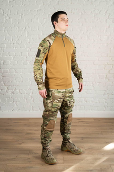 Армейская форма убакс и штаны с наколенниками рип-стоп CoolMax tactical Койот Мультикам (598) , 3XL