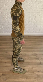 Форма військова убакс зі штанами tactical ріп-стоп CoolMax Піксель Койот (560) , M