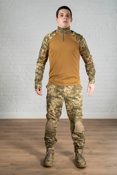 Тактична форма убакс та штани з наколінниками CoolMax ріп-стоп tactical Піксель Койот (570) , 3XL