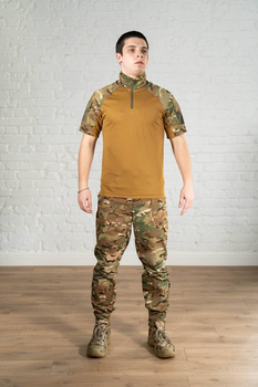 Тактична форма штани та убакс з коротким рукавом CoolMax ріп-стоп tactical Мультикам Койот (591) , 3XL
