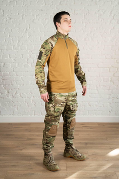 Армейская форма убакс и штаны с наколенниками рип-стоп CoolMax tactical Койот Мультикам (598) , L