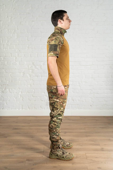 Тактична форма штани та убакс з коротким рукавом CoolMax ріп-стоп tactical Мультикам Койот (591) , 2XL