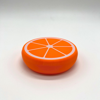 Таблетниця органайзер на 7 відділень кругла Апельсин