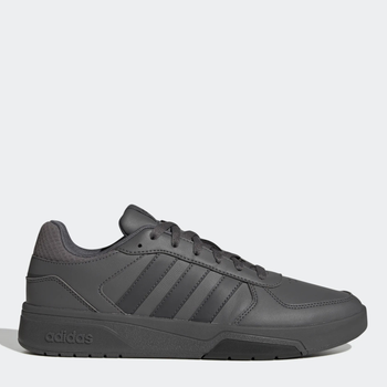 Tenisówki męskie z eko skóry adidas Originals Courtbeat Court GW9726 45.5 (10.5UK) 29 cm Ciemnoszare (5904248848255)