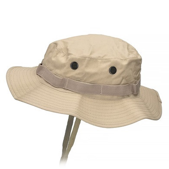 Панама тактична MIL-TEC US GI Boonie Hat Khaki Хакі M