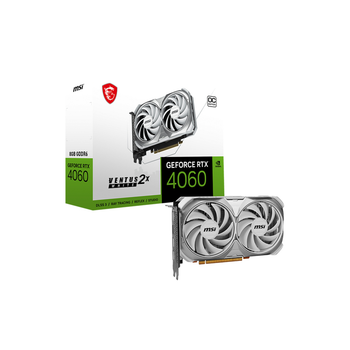 Відеокарта MSI GeForce RTX4060 8Gb VENTUS 2X WHITE OC (RTX 4060 VENTUS 2X WHITE 8G OC) (10265452)