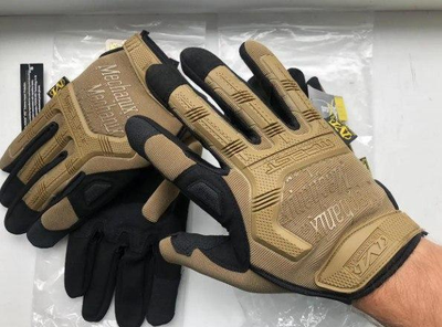 Тактические перчатки и рукавицы Mechanix L размер, перчатки тактические штурмовые койот для ВСУ