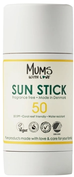 Стік для обличчя Mums With Love Sun SPF 50 сонцезахисний 15 мл (5707761412671)