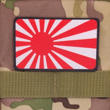 Шеврон військовий прапор Японської Імперії,8х5, на липучці (велкро), патч друкований