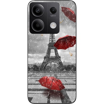 Бампер силиконовый чехол SMTT для Xiaomi Redmi Note 13 5G с картинкой Париж