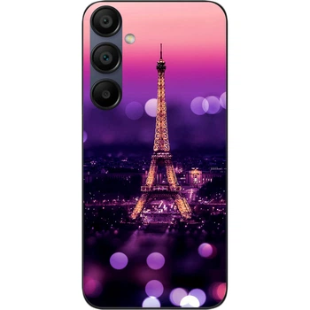 Силиконовый чехол SMTT для Samsung A15 Galaxy A155F с картинкой Париж ночью