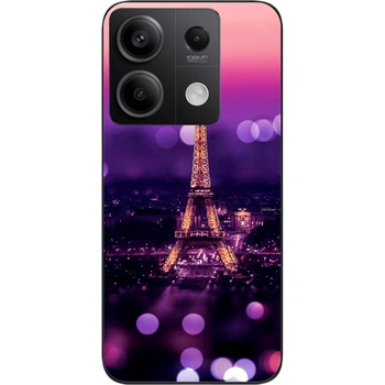Силиконовый чехол SMTT для Xiaomi Redmi Note 13 5G с картинкой Париж ночью