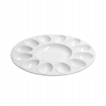 Піднос для яєць La Porcellana Bianca Convivio білий 26.5 см (P001902650) 