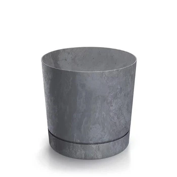 Горшок для цветов Prosperplast Tubo P Beton Effect 20 см. Маренго (DPOP200E-425U)
