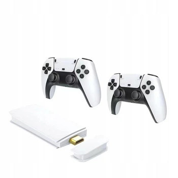 Игровая консоль 64Gb 20000 игр 4K Game Stick 3D HD стик приставка с двумя беспроводными джойстиками