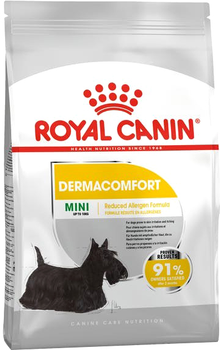 Sucha karma dla psów Royal Canin Mini Dermacomfort z podrażnioną i swędzącą skórą 1 kg (3182550893886) (2441010)
