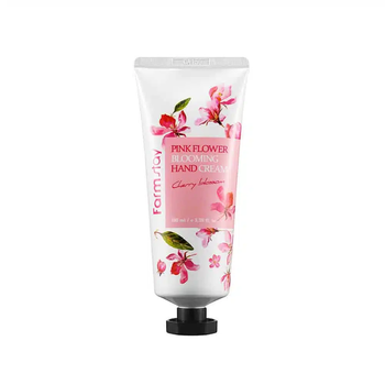 Крем для рук FARMSTAY PINK FLOWER BLOOMING HAND CREAM CHERRY BLOSSOM с экстрактом вишни, 100 мл