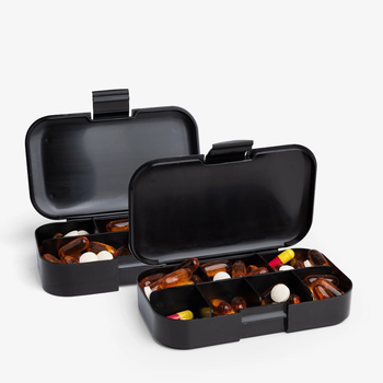 Таблетниця Smart Shake Pill Box Organizer 2-Pack, Black