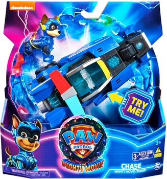 Ігровий набір Spin Master Щенячий патруль: The Mighty Movie Рятувальний автомобіль і Чейз (0778988486467)