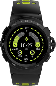 Смарт-годинник MyKronoz ZeSport 2 Black Green (7640158014530)