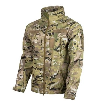 Куртка Vik-Tailor SoftShell с липучками для шевронов Multicam 60