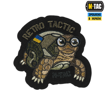 M-Tac нашивка Retro Tactic (вышивка) Black