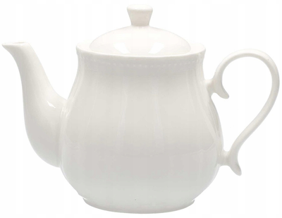 Imbryk do herbaty La Porcellana Bianca Ducale z filtrem Biały 800 ml (8027549091339)