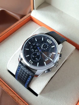 Мужские часы Skmei 9106 Silver-Black-Blue