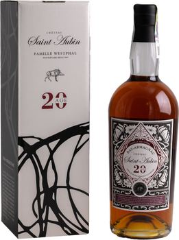 Арманьяк Saint Aubin Bas Armagnac Age 20 лет выдержки 0.7 л 43% в подарочной упаковке (3760253566650)