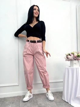 Fashions • Жіночі штани Jennifer Fashions 44 пудра (1701/а-фг)