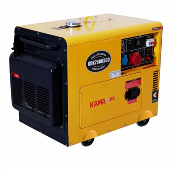 Дизельний генератор KAMA KDK7500SC3