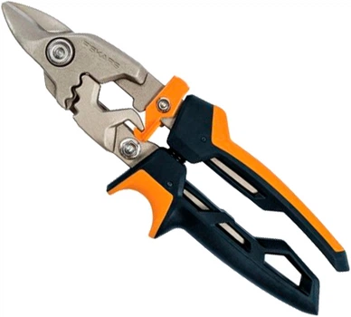 Nożyczki do metalu Fiskars PowerGear z krótkim ostrzem 1027212 (6411501701305)