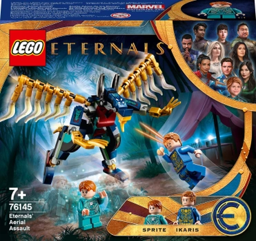 Конструктор LEGO Super Heroes Marvel Повітряний напад Вічних 133 деталей (76145)