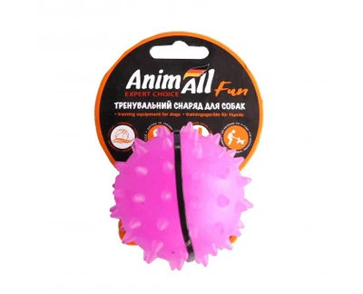 Игрушки AnimAll Fun Игрушка мяч каштан, фиолетовый 7 см (127755)