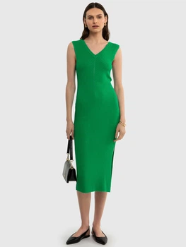 Sukienka na ramiączkach damska Big Star Zizila L Zielona (5900714716264)